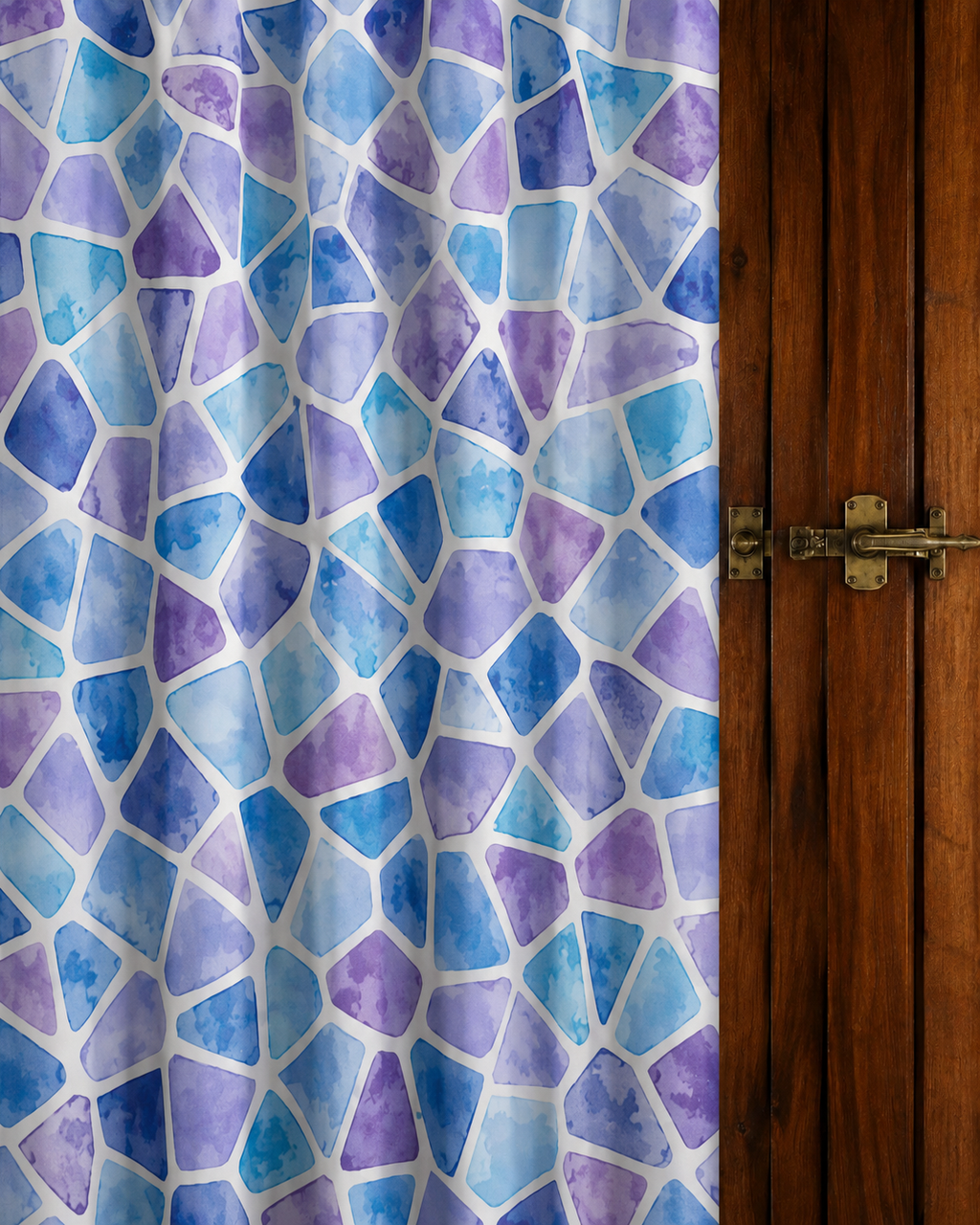The Cerulean Fragmented Art Panel