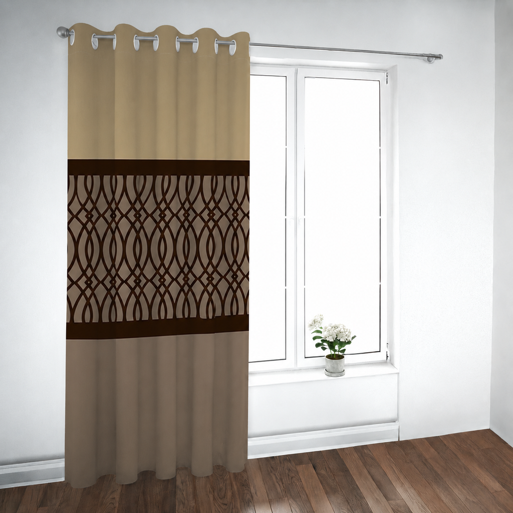 Brown Mandela Curtain