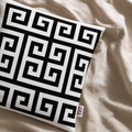 Hellenic Labyrinth Cushion