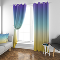 Twilight Horizon Gradient Curtain