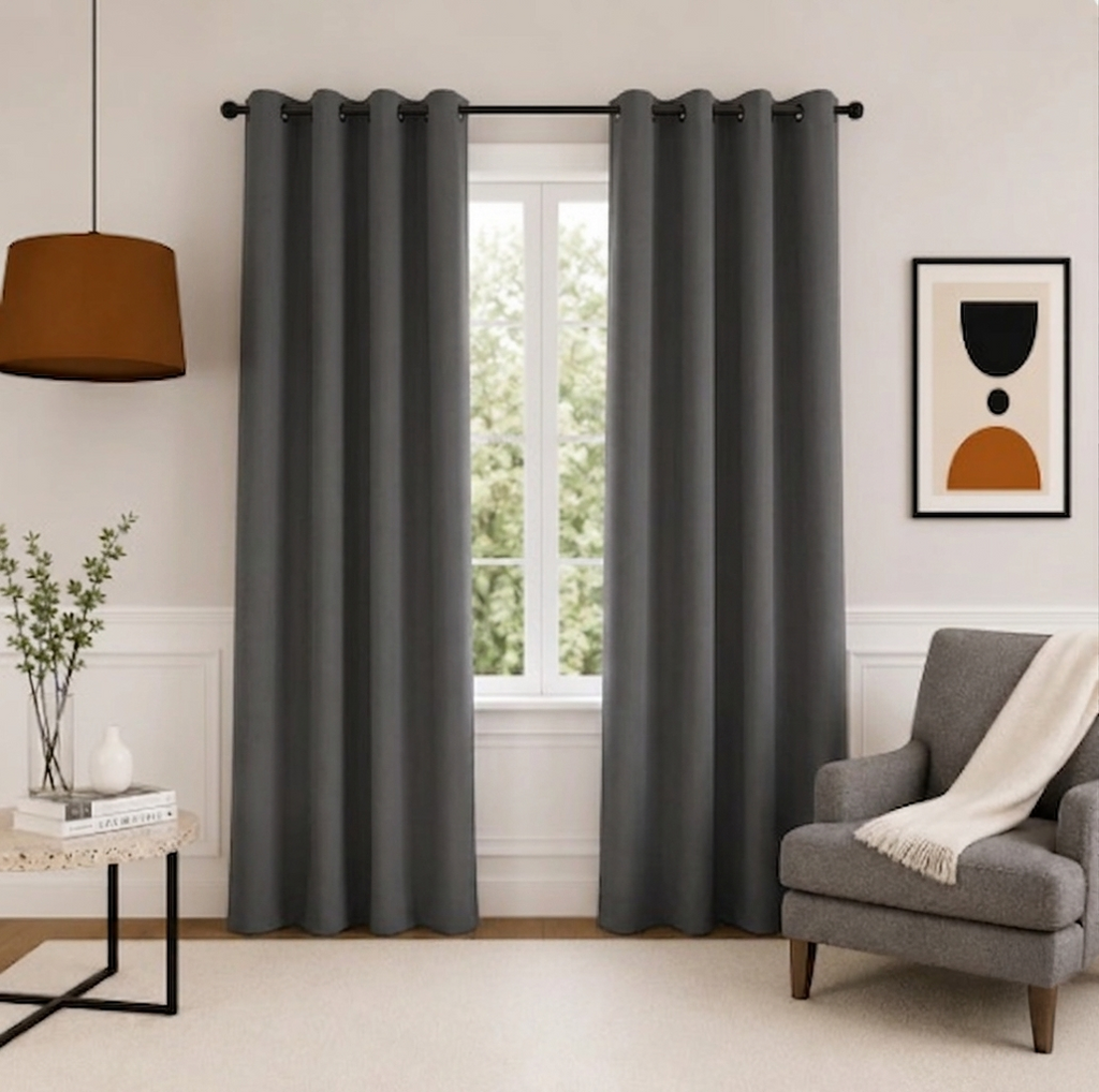 Brown Blackout Curtain