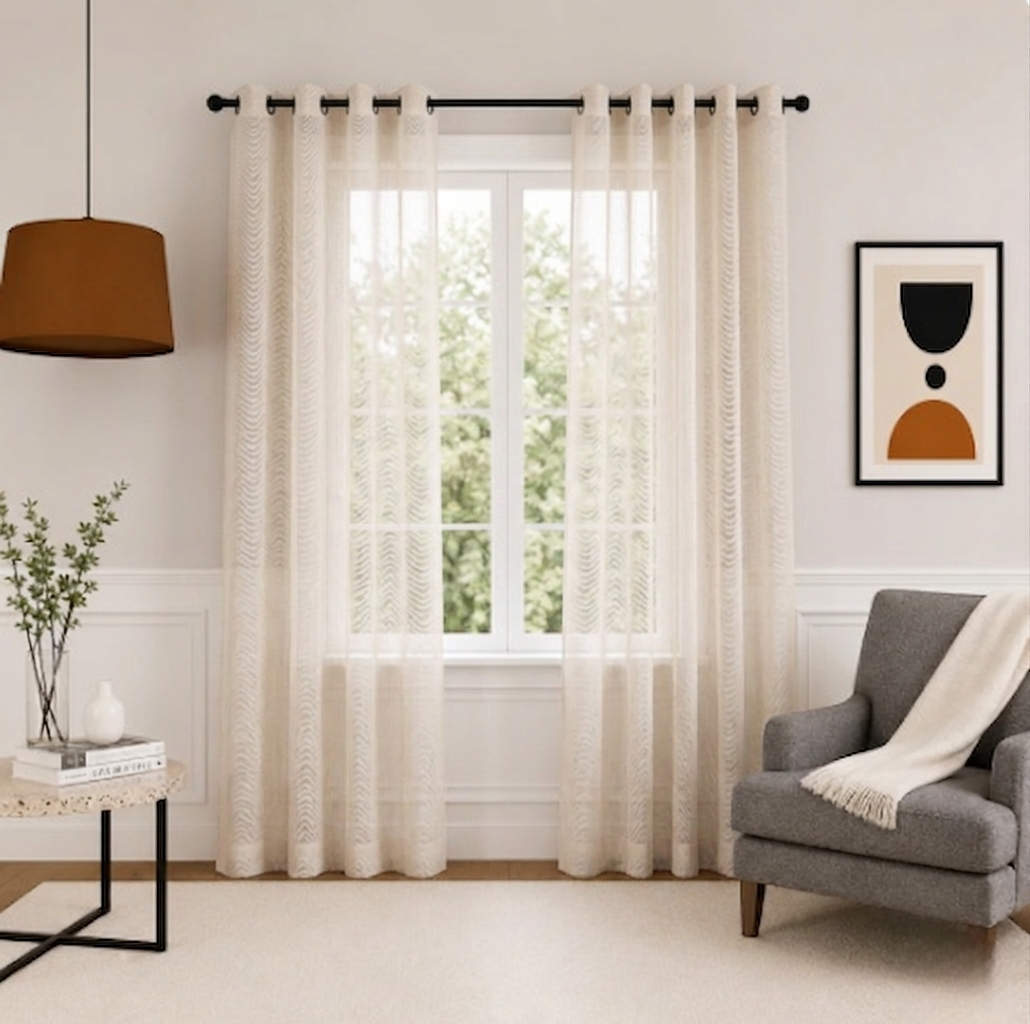 Plain Sheer Curtain