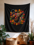 Festive Dabbing Turkey Tapestry