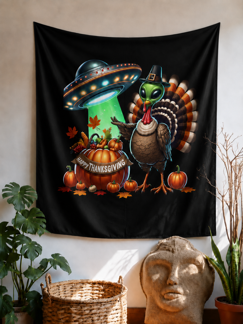 Out of This World Thanksgiving Tapestry