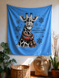 Giraffing Good Christmas Tapestry