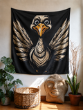Quirky Ostrich Expression Tapestry