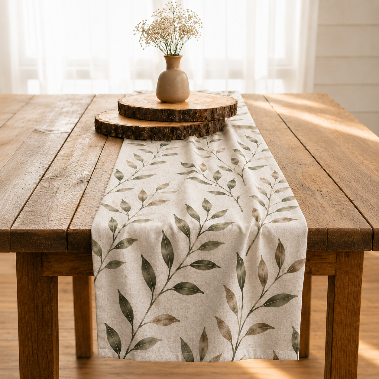 Abstract Fish Table Runner