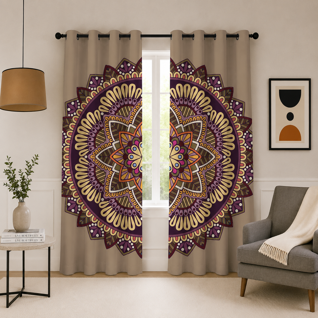 The Solstice Mandala Statement Panel