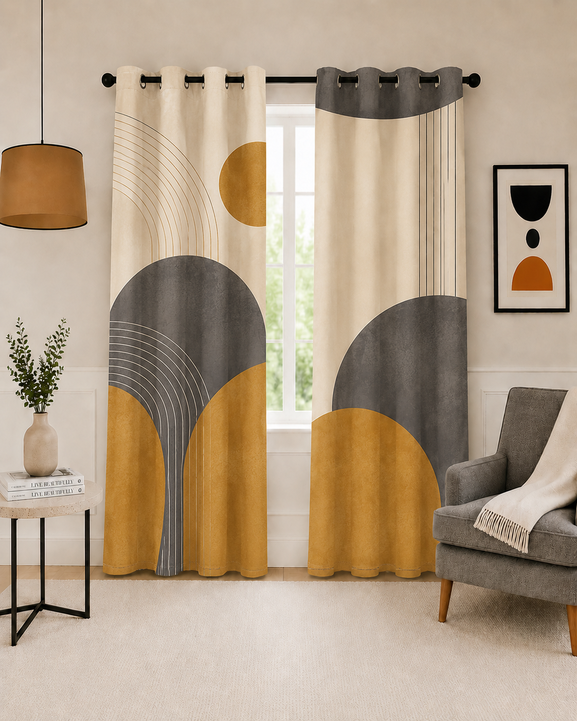 The Bauhaus Abstract Curtain