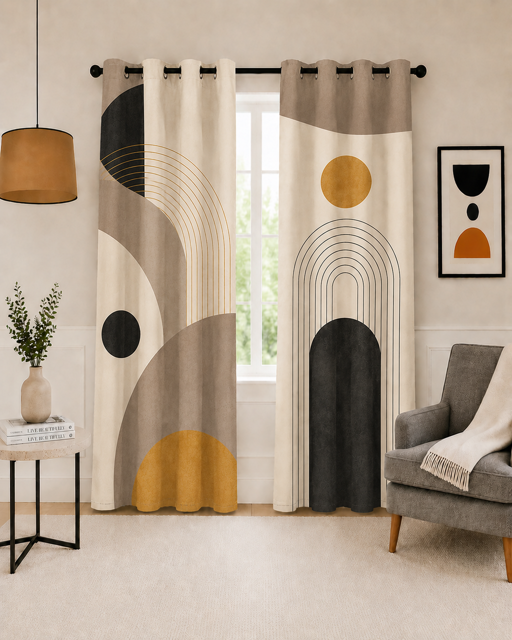 The Mid-Century Minimalist Arch Panel