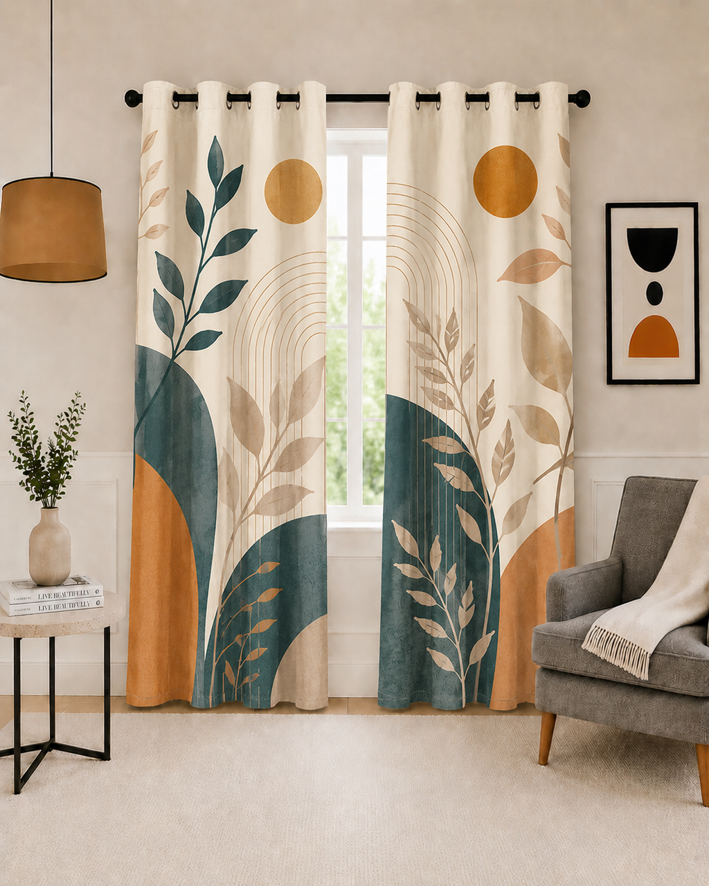 The Ethereal Foliage Statement Drapes