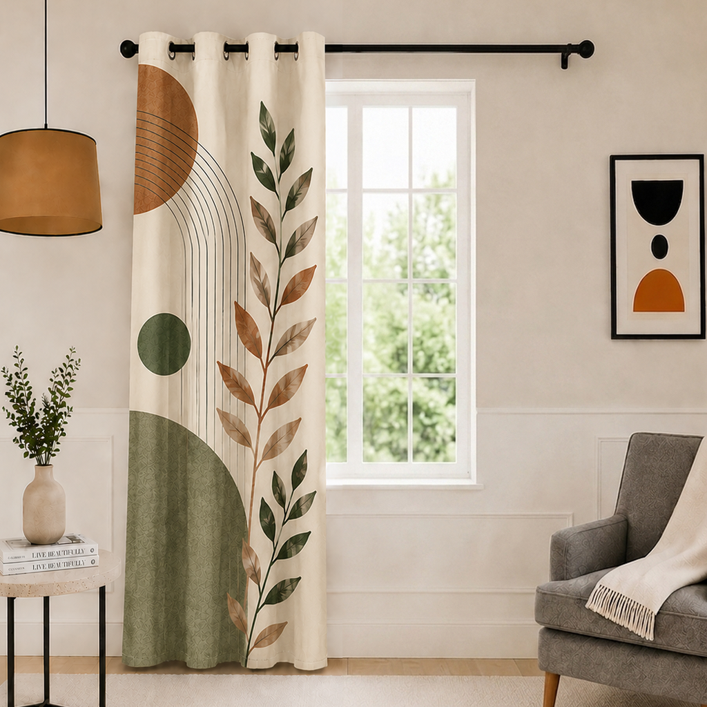 The Autumnal Earth-Tone Botanical Panel