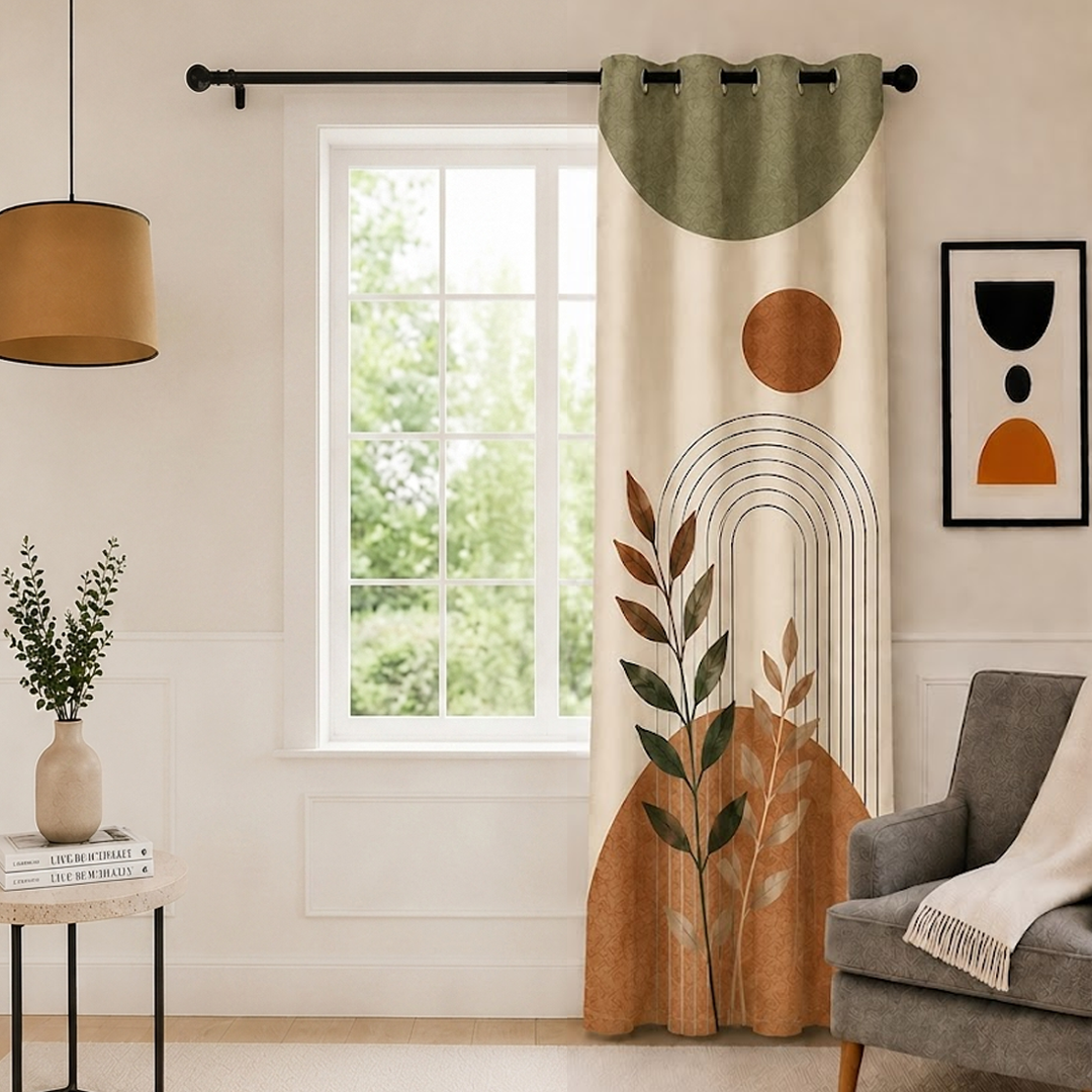 The Autumnal Earth-Tone Botanical Panel