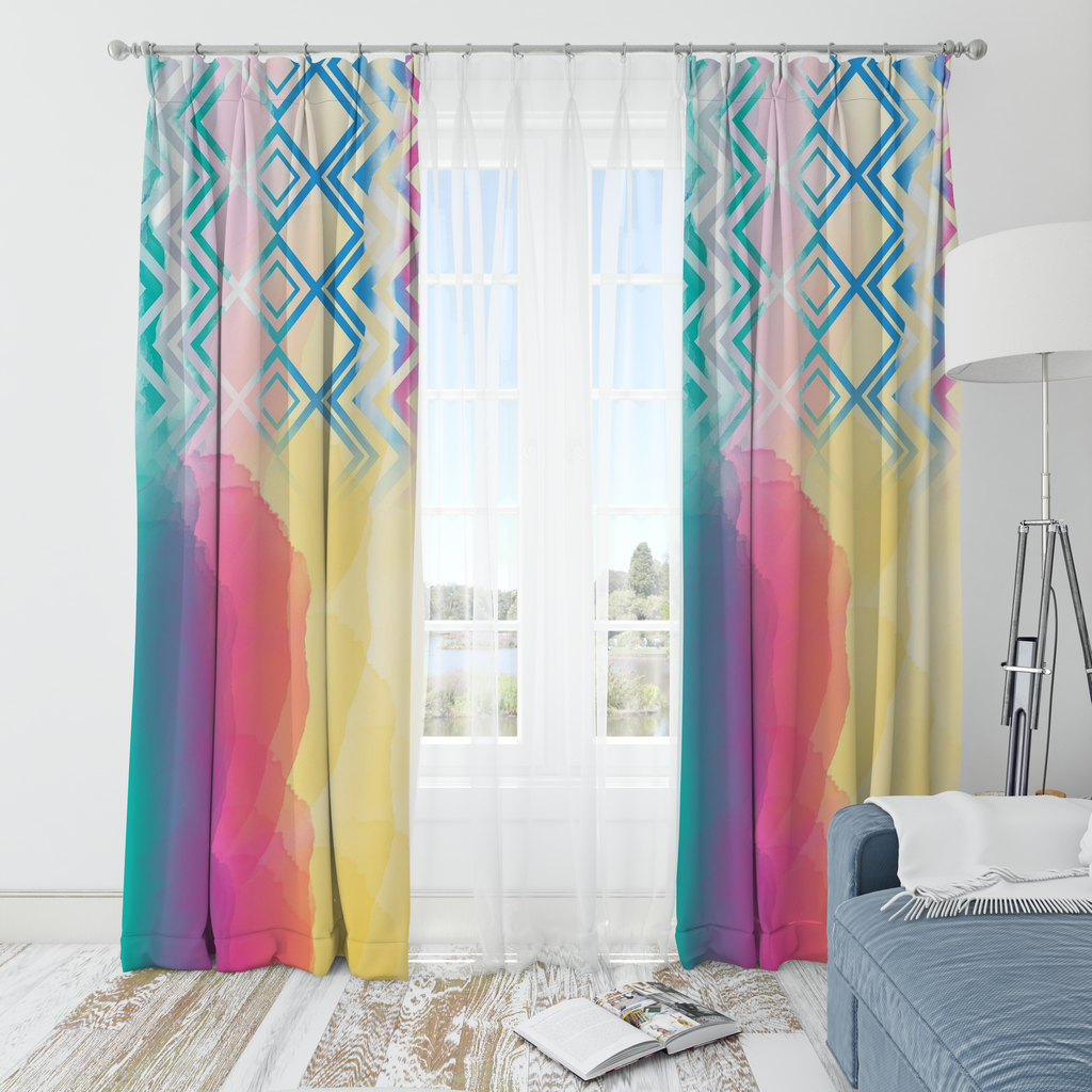 Rainbow styled Curtain