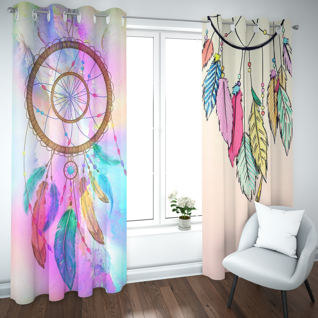 Mystic Aura Dreamcatcher Curtain
