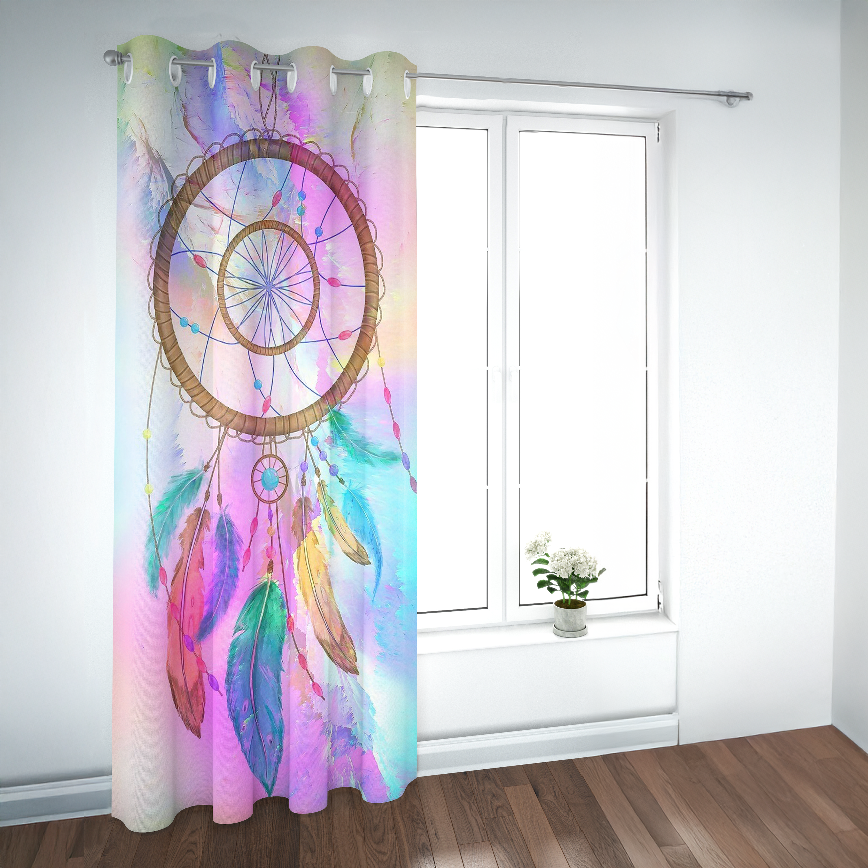 Mystic Aura Dreamcatcher Curtain