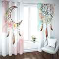 Botanical Moon Dreamcatcher Curtain