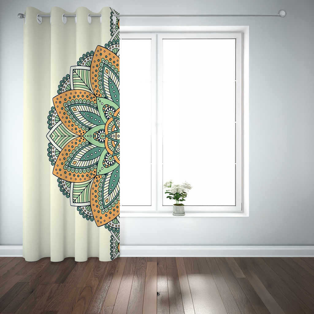 Moroccan Spice Medallion Curtain