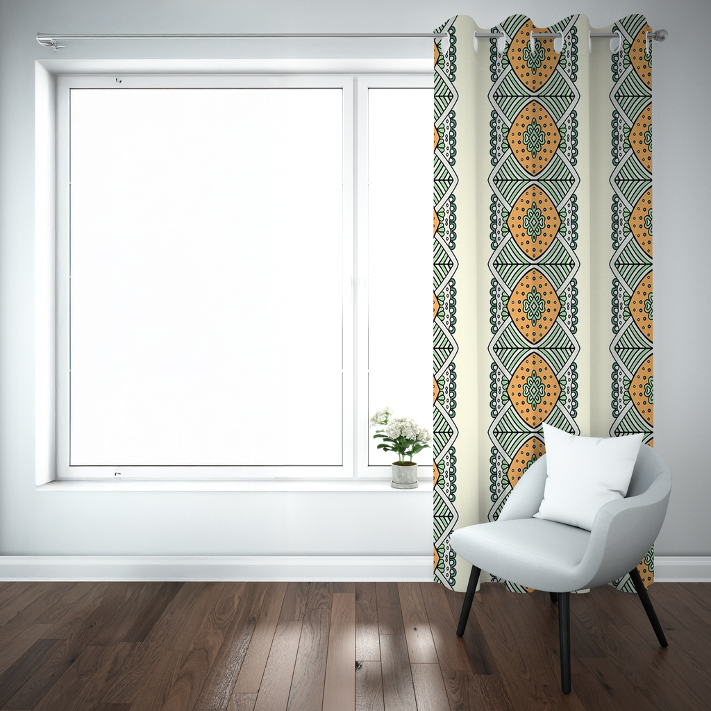 Moroccan Spice Medallion Curtain