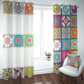 Global Bazaar Mosaic Patchwork Curtain