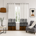 The Monochrome Geo-Abstract Drapery