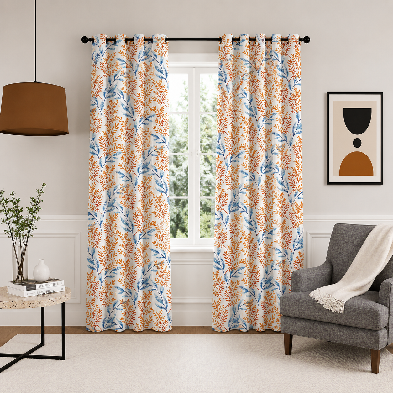 The Watercolor Willow Vine Drapes