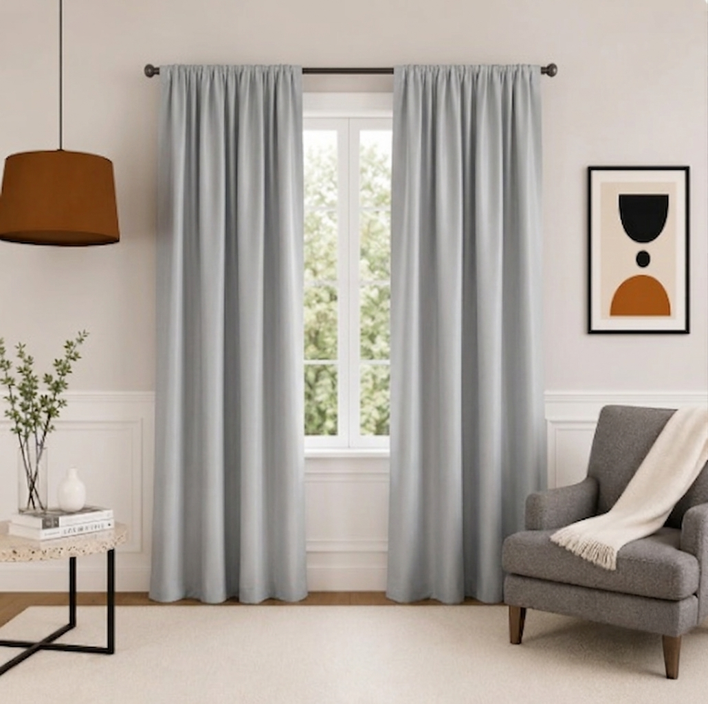 Brown Blackout Curtain