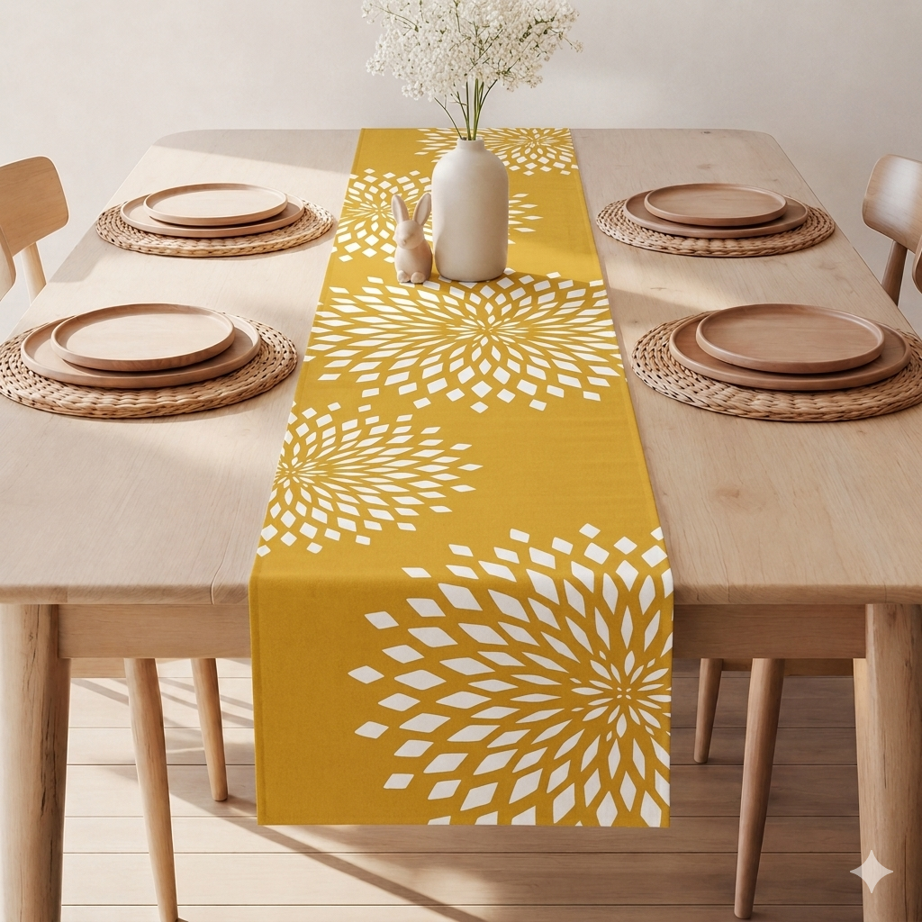 Floral Table Runner