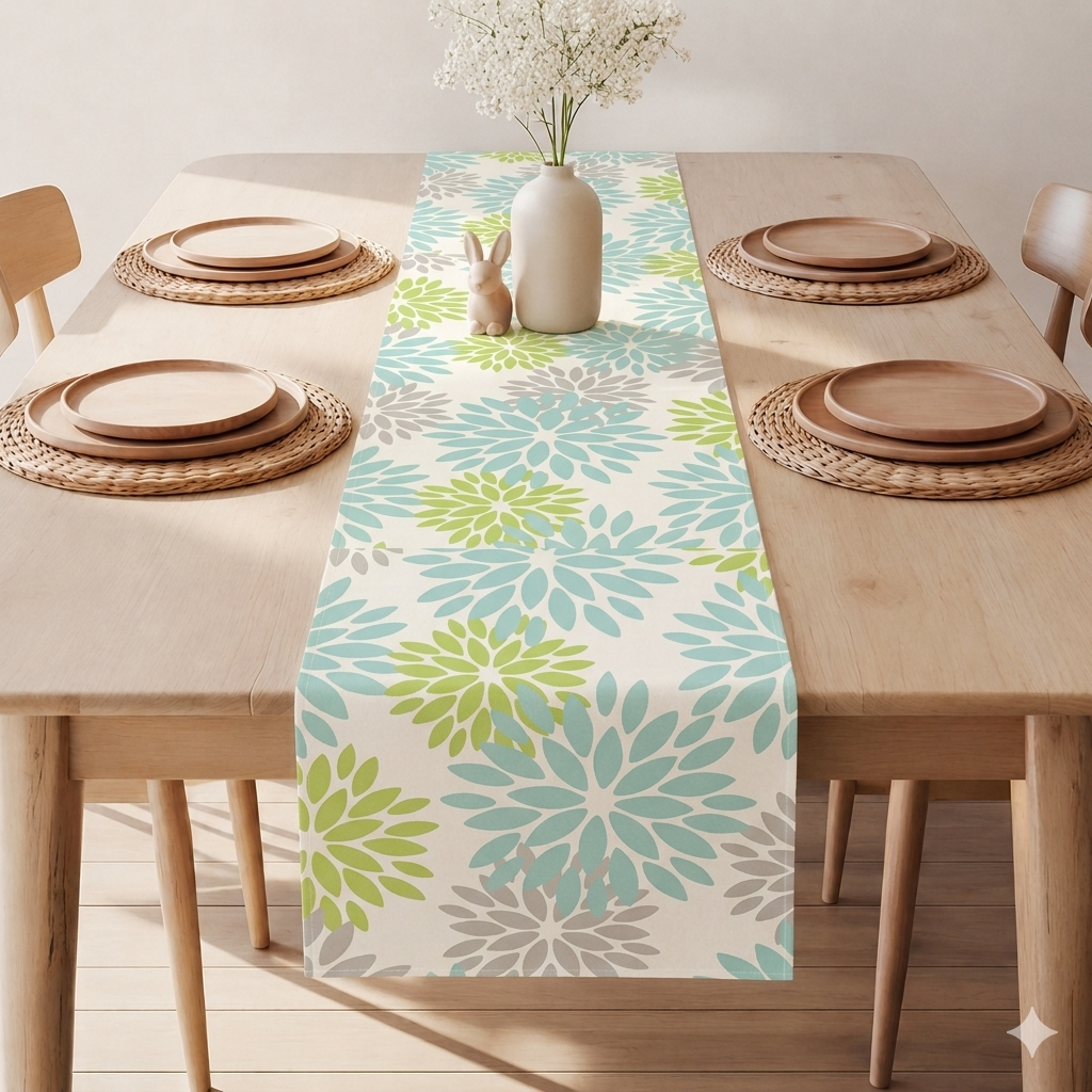 Mandala Dot Table Runner