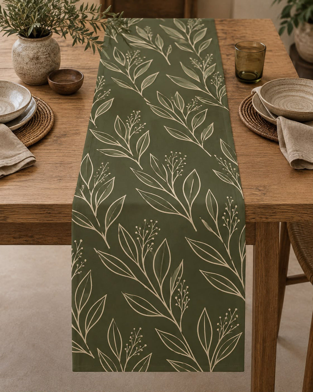 Leafy Table Runner
