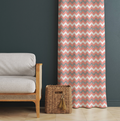 Pinkish Chevron Curtain