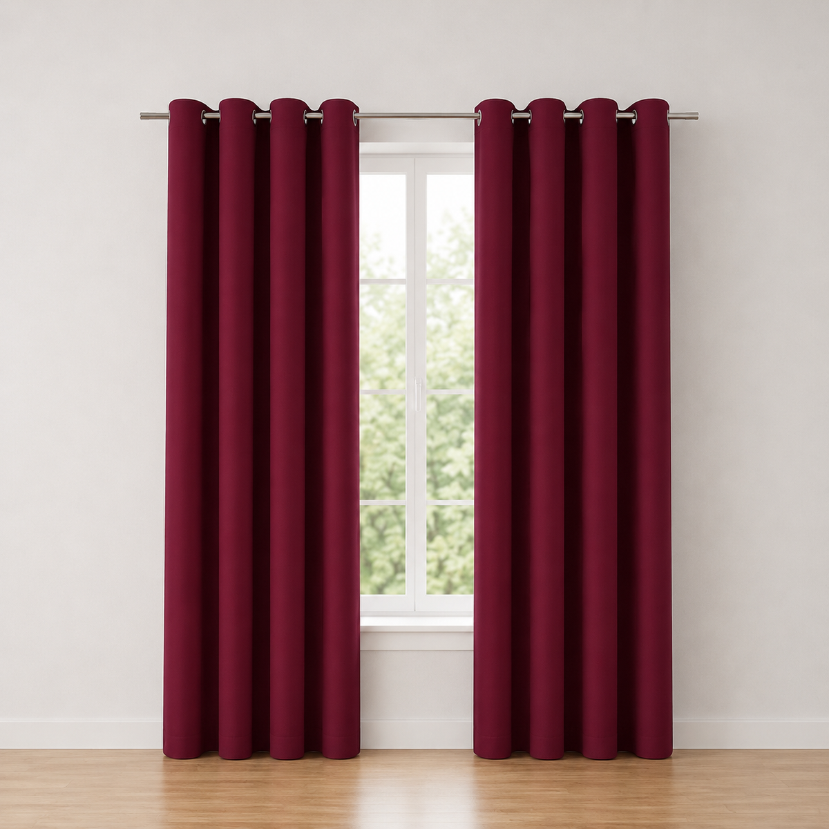 Burgundy Blackout Curtain