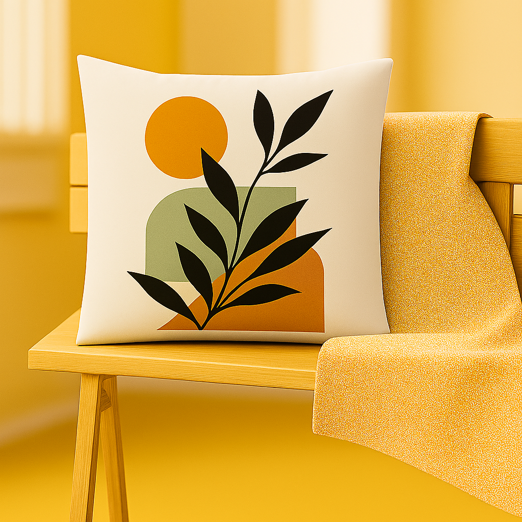 Botanical Equilibrium Cushion