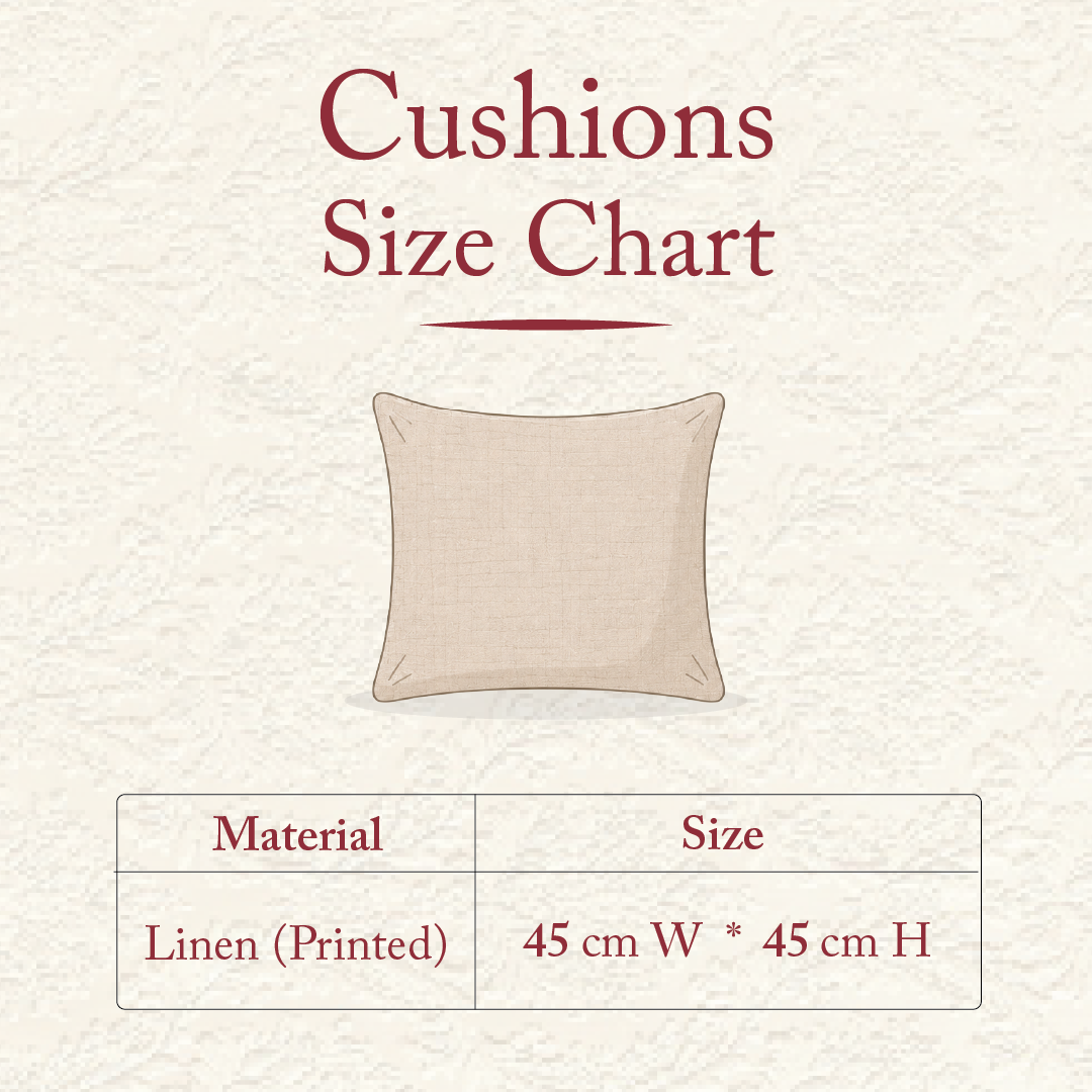 Midnight green flowery Cushion
