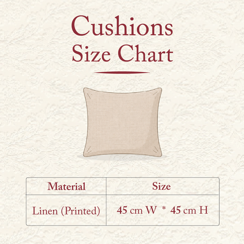 Abstract Flora Noir Cushion