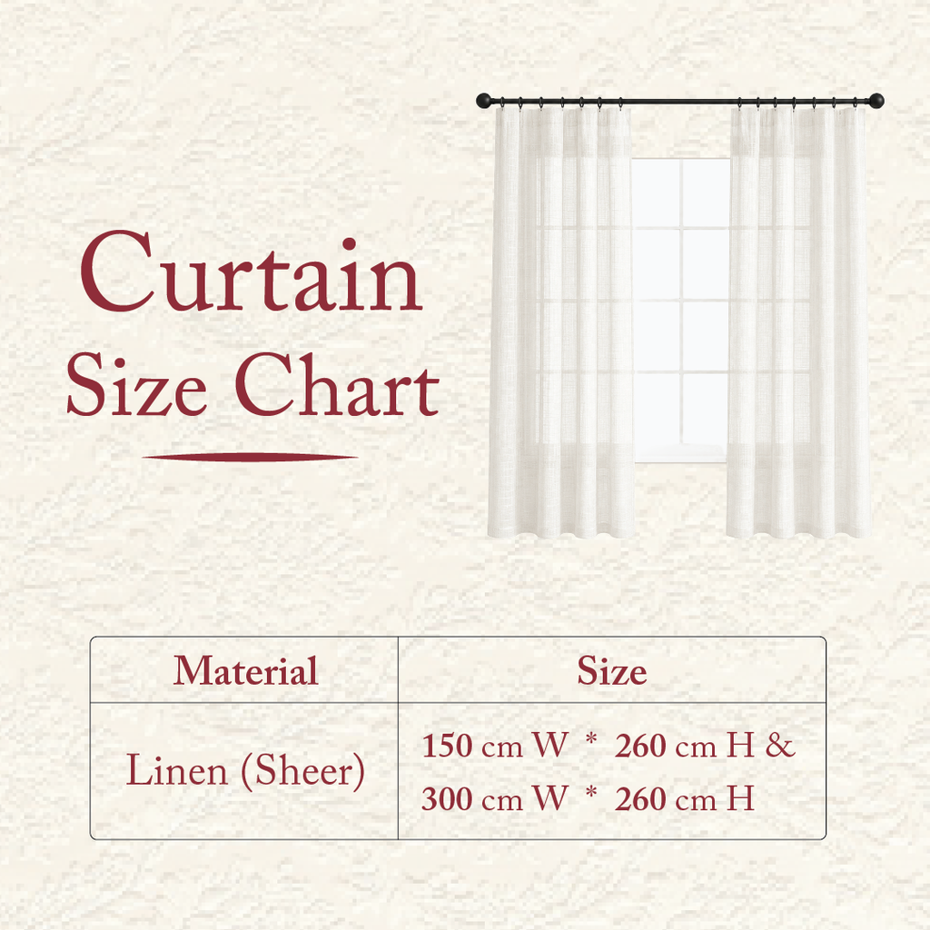 Patterned Sheer Curtain
